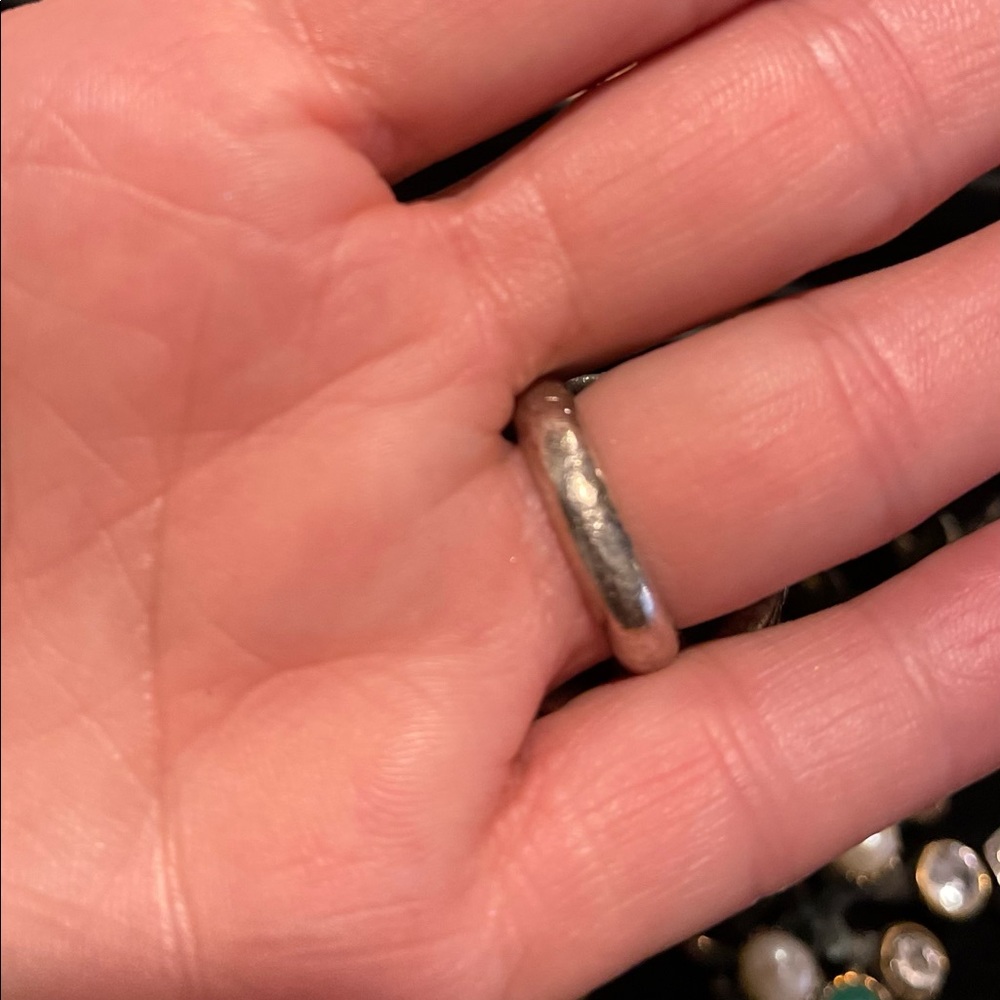 Onyx And 925 Silver Statement Ring - image 3